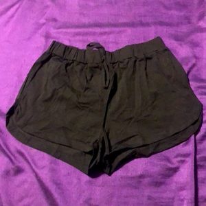Shein black dolphin shorts